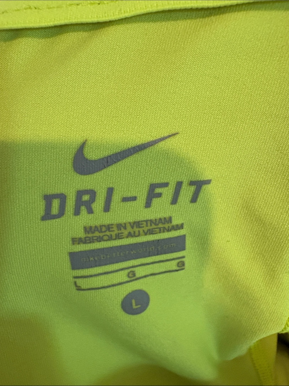 Nike Black with Volt Trim Running Skort - Picture 2 of 4